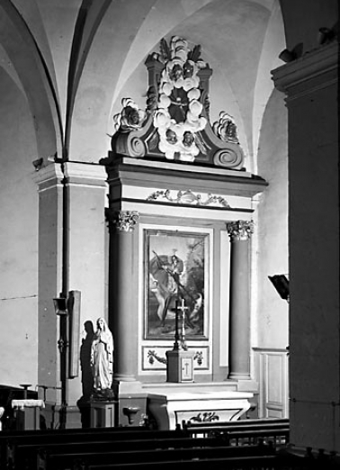 Vue d'ensemble de l'autel secondaire sud. © Région Bourgogne-Franche-Comté, Inventaire du patrimoine