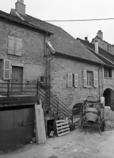 Façade sur l'impasse du Quart d'Amont. © Région Bourgogne-Franche-Comté, Inventaire du patrimoine