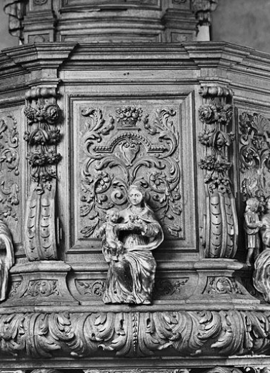 Statuette : Vierge à l'Enfant. © Région Bourgogne-Franche-Comté, Inventaire du patrimoine