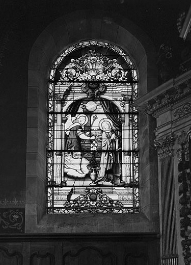 Annonciation, baie n° 1. © Région Bourgogne-Franche-Comté, Inventaire du patrimoine