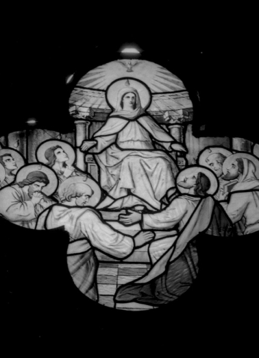 Baie 110 : la Pentecôte. © Région Bourgogne-Franche-Comté, Inventaire du patrimoine