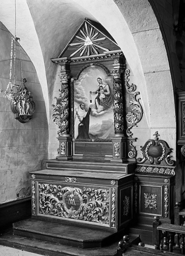 Donation du scapulaire. © Région Bourgogne-Franche-Comté, Inventaire du patrimoine