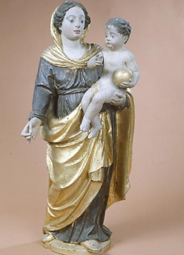 Vierge à l'Enfant, vue de face. © Région Bourgogne-Franche-Comté, Inventaire du patrimoine