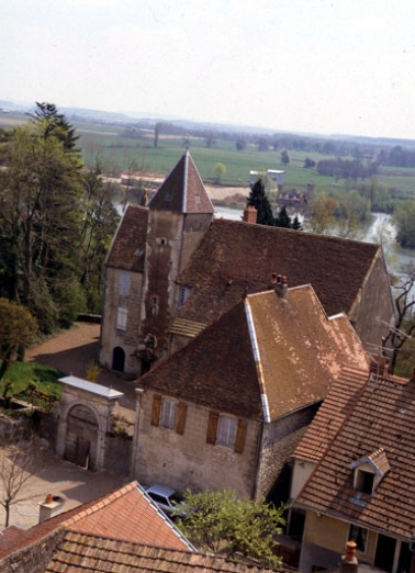 Vue d'ensemble depuis le clocher de l'église. © Région Bourgogne-Franche-Comté, Inventaire du patrimoine