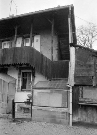Façade postérieure : détail. © Région Bourgogne-Franche-Comté, Inventaire du patrimoine