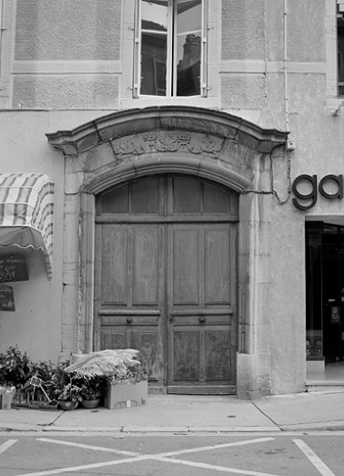 Maison, 15 rue Lafayette, porte cochère. © Région Bourgogne-Franche-Comté, Inventaire du patrimoine