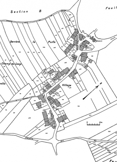 Plan. © Région Bourgogne-Franche-Comté, Inventaire du patrimoine