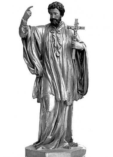 Vue de face de saint François-Xavier. © Région Bourgogne-Franche-Comté, Inventaire du patrimoine