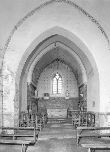 Nef et choeur vus depuis l'entrée. © Région Bourgogne-Franche-Comté, Inventaire du patrimoine