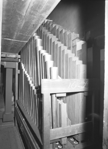 Tuyaux de pédale vus de trois quarts droit. © Région Bourgogne-Franche-Comté, Inventaire du patrimoine