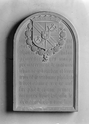 Epitaphe de Jean IV de Chalon Arlay. © Région Bourgogne-Franche-Comté, Inventaire du patrimoine