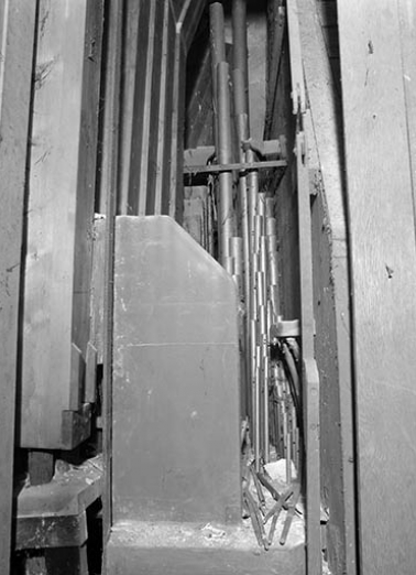 Tuyauterie, vue de face. © Région Bourgogne-Franche-Comté, Inventaire du patrimoine