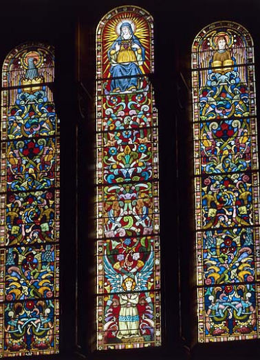 Baie 7 : Notre-Dame des Sept Douleurs. © Région Bourgogne-Franche-Comté, Inventaire du patrimoine