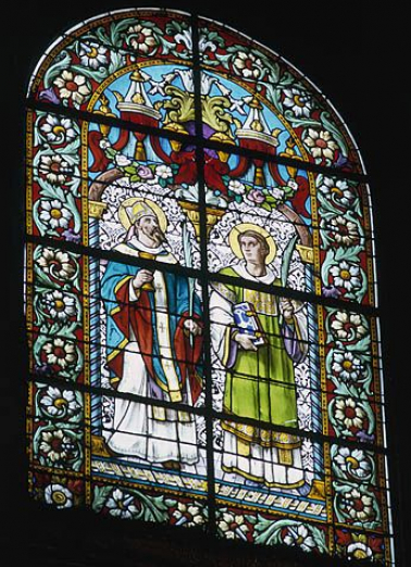 Baie 101 : saint Ferréol et saint Ferjeux. © Région Bourgogne-Franche-Comté, Inventaire du patrimoine