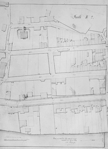 Plan parcellaire de 1859, feuille 2. © Région Bourgogne-Franche-Comté, Inventaire du patrimoine Plan parcellaire de 1859, feuille 2. © Région Bourgogne-Franche-Comté, Inventaire du patrimoine