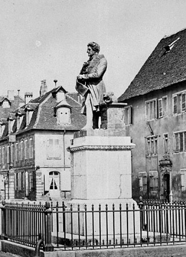 Statue de Cuvier, années 1870. © Région Bourgogne-Franche-Comté, Inventaire du patrimoine
