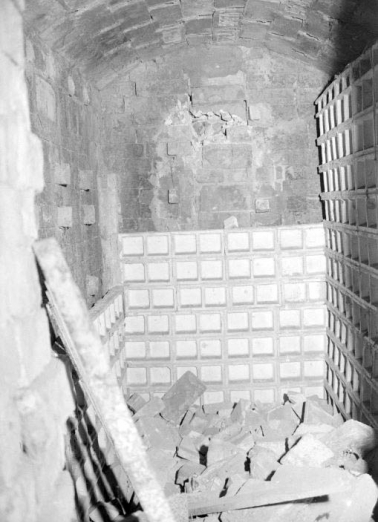 Intérieur du four : le mouflage. © Région Bourgogne-Franche-Comté, Inventaire du patrimoine