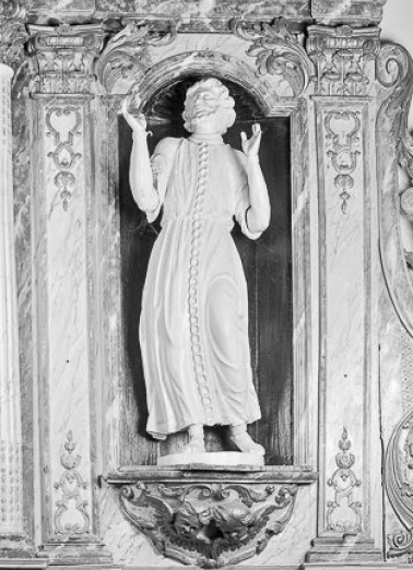 Saint Vincent de Paul (?), vue de face. © Région Bourgogne-Franche-Comté, Inventaire du patrimoine