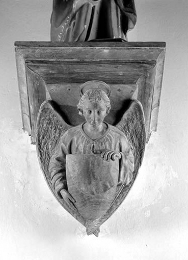 Console de gauche, vue de face. © Région Bourgogne-Franche-Comté, Inventaire du patrimoine