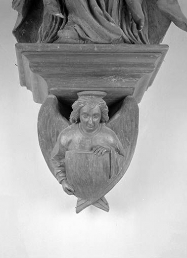 Console de droite, vue de face. © Région Bourgogne-Franche-Comté, Inventaire du patrimoine