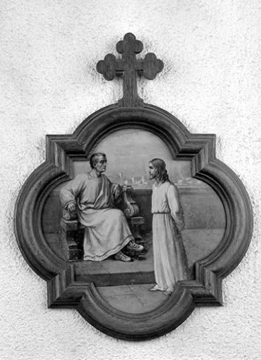 Première station : Jésus condamné à mort. © Région Bourgogne-Franche-Comté, Inventaire du patrimoine