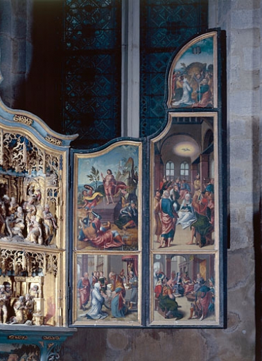 Face interne du volet droit. © Région Bourgogne-Franche-Comté, Inventaire du patrimoine