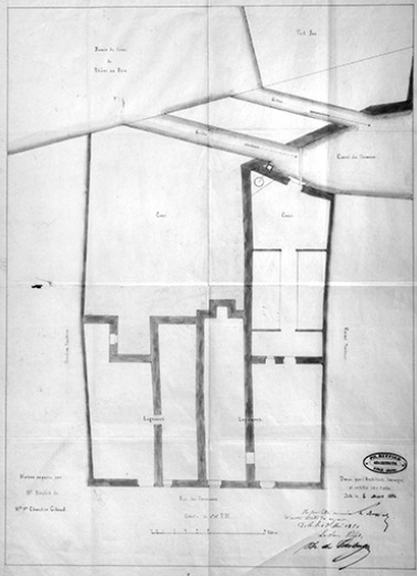 Maison acquise par Mr Nicolot de Mme Vve Chevalier Gibaud. © Région Bourgogne-Franche-Comté, Inventaire du patrimoine