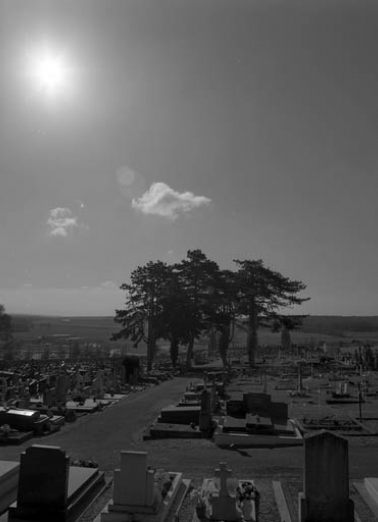 Vue d'ensemble du cimetière. © Région Bourgogne-Franche-Comté, Inventaire du patrimoine
