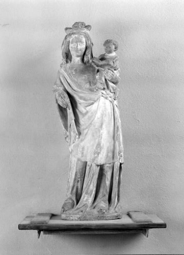 Vierge à l'Enfant (XIV). © Région Bourgogne-Franche-Comté, Inventaire du patrimoine