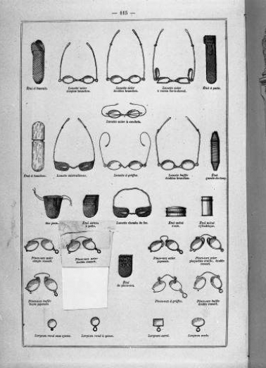 Lunettes, pince-nez et lorgnons. © Région Bourgogne-Franche-Comté, Inventaire du patrimoine Lunettes, pince-nez et lorgnons. © Région Bourgogne-Franche-Comté, Inventaire du patrimoine