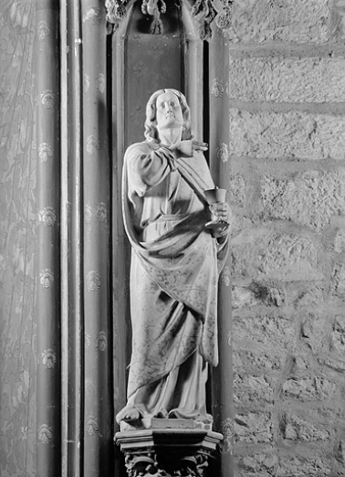 Saint Jean l'évangéliste. © Région Bourgogne-Franche-Comté, Inventaire du patrimoine