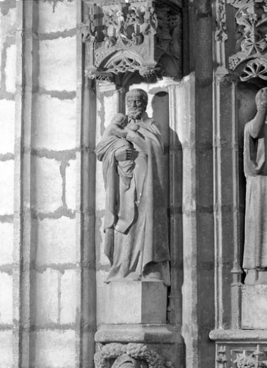 Saint Vincent de Paul : de trois quarts droit. © Région Bourgogne-Franche-Comté, Inventaire du patrimoine