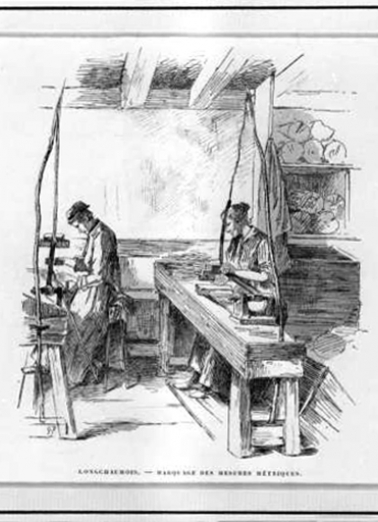 Longchaumois. - Marquage des mesures métriques. © Région Bourgogne-Franche-Comté, Inventaire du patrimoine Longchaumois. - Marquage des mesures métriques. © Région Bourgogne-Franche-Comté, Inventaire du patrimoine