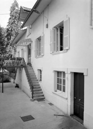 Façade sur cour du bâtiment de 1927. © Région Bourgogne-Franche-Comté, Inventaire du patrimoine
