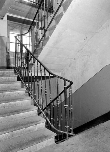 Escalier. © Région Bourgogne-Franche-Comté, Inventaire du patrimoine