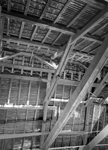 Charpente du lanterneau. © Région Bourgogne-Franche-Comté, Inventaire du patrimoine