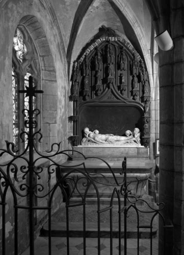 Vue d'ensemble depuis la grille des fonds baptismaux. © Région Bourgogne-Franche-Comté, Inventaire du patrimoine