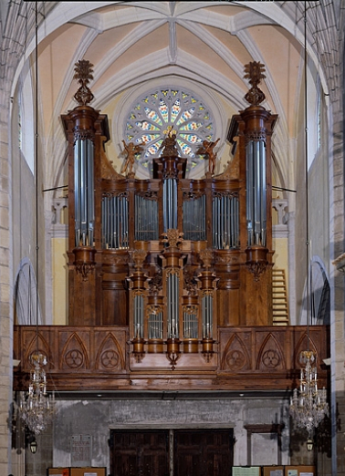 Grand orgue, vue d'ensemble. © Région Bourgogne-Franche-Comté, Inventaire du patrimoine
