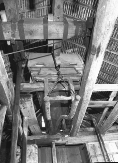 Vue d'un soufflet prise depuis le dessous. © Région Bourgogne-Franche-Comté, Inventaire du patrimoine