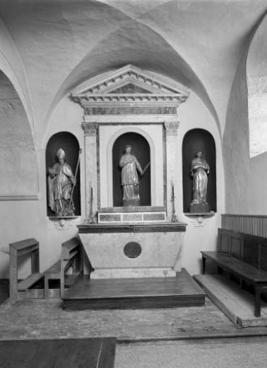 L'autel latéral sud. © Région Bourgogne-Franche-Comté, Inventaire du patrimoine