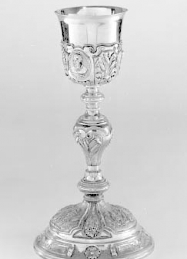 Vue générale avec le médaillon de saint Pierre. © Région Bourgogne-Franche-Comté, Inventaire du patrimoine