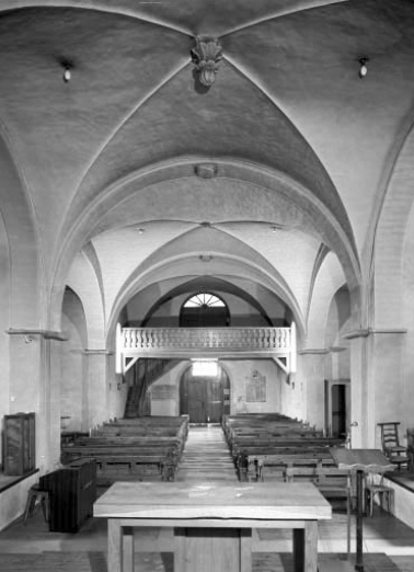 La nef vue depuis le choeur. © Région Bourgogne-Franche-Comté, Inventaire du patrimoine