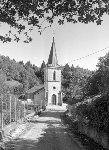 Extérieur : façade occidentale. © Région Bourgogne-Franche-Comté, Inventaire du patrimoine