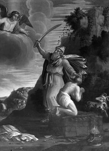 Le sacrifice d'Abraham. © Région Bourgogne-Franche-Comté, Inventaire du patrimoine
