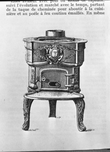 Fourneau à une marmite, série Y (modèle apparu en 1890). © Région Bourgogne-Franche-Comté, Inventaire du patrimoine