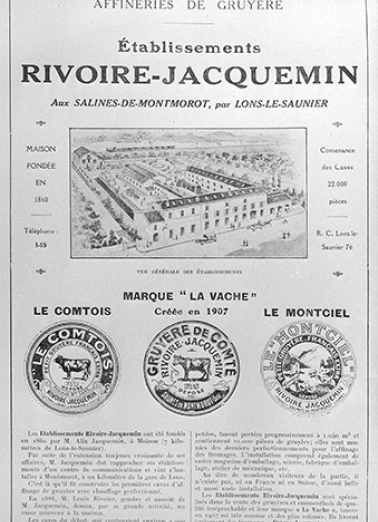 [Vue générale des établissements Rivoire-Jacquemin], milieu des années 1920. © Région Bourgogne-Franche-Comté, Inventaire du patrimoine