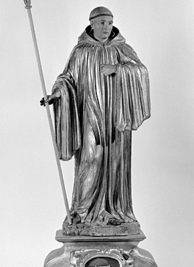 Le moine de gauche. © Région Bourgogne-Franche-Comté, Inventaire du patrimoine