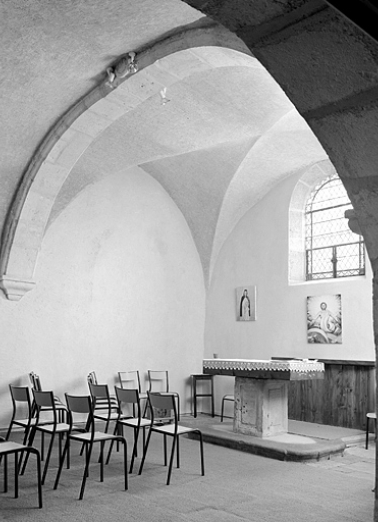 La chapelle au nord du choeur. © Région Bourgogne-Franche-Comté, Inventaire du patrimoine