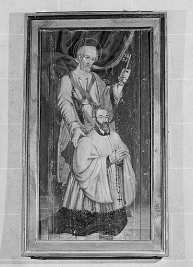 Saint Pierre et donateur. © Région Bourgogne-Franche-Comté, Inventaire du patrimoine