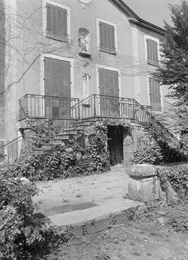 Détail de la façade principale de la demeure. © Région Bourgogne-Franche-Comté, Inventaire du patrimoine